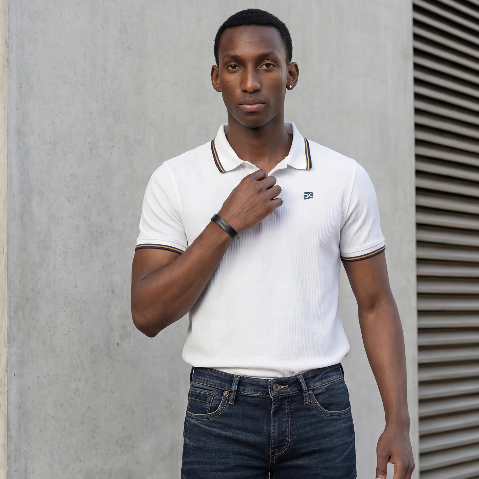 Killer Men White Printed Slim Fit T-Shirts - Image 2