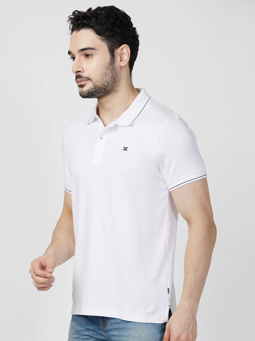 Killer Men White Printed Slim Fit T-Shirts - Image 6