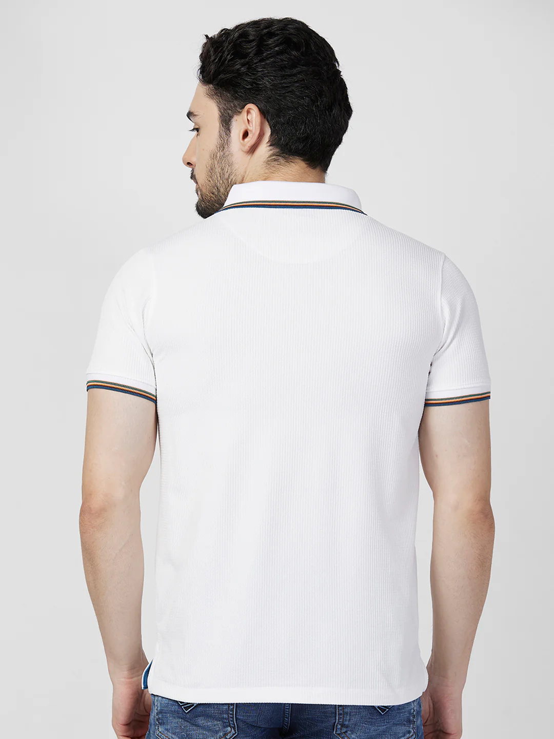 Killer Men White Printed Slim Fit T-Shirts - Image 5