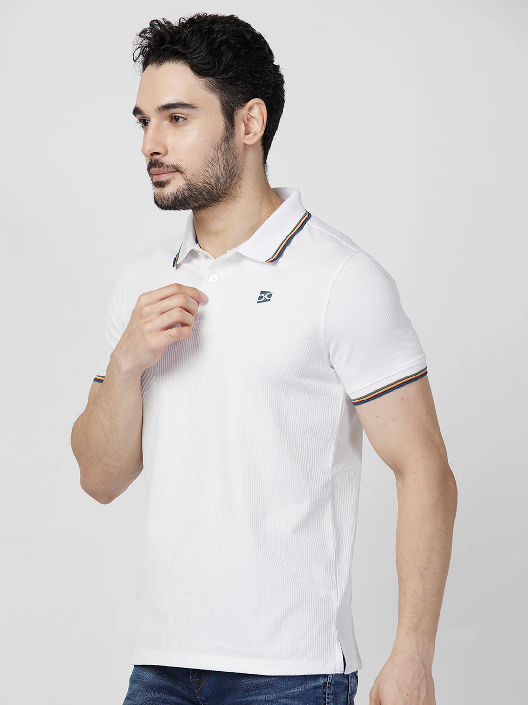 Killer Men White Printed Slim Fit T-Shirts - Image 6