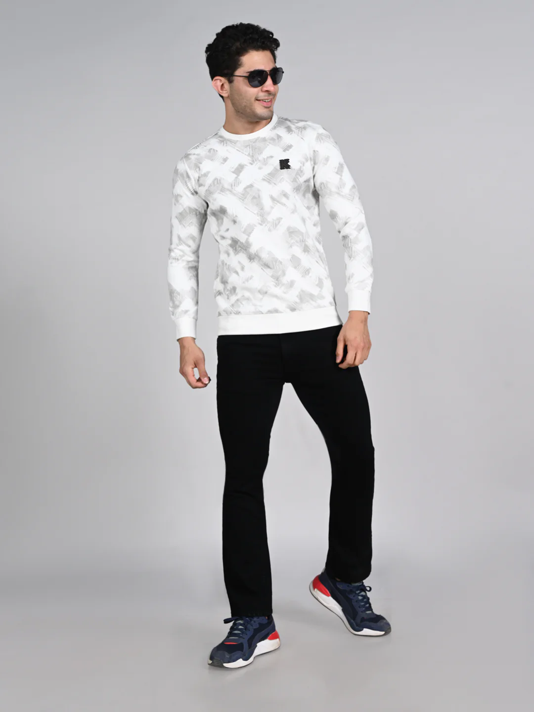 Killer Men White Printed Sweat Shirts - Image 3