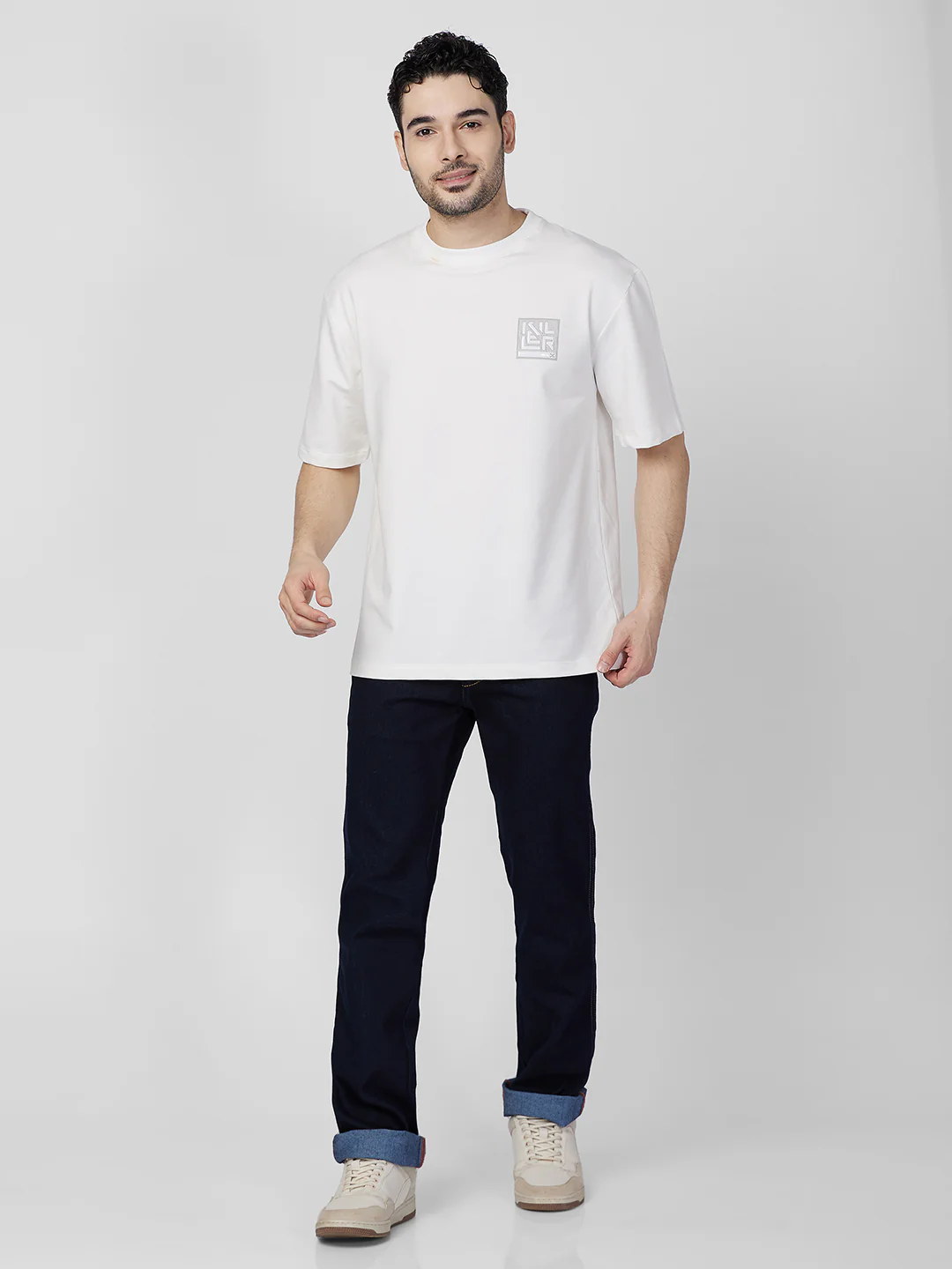 Killer Men White Round Neck T-Shirts - Image 4