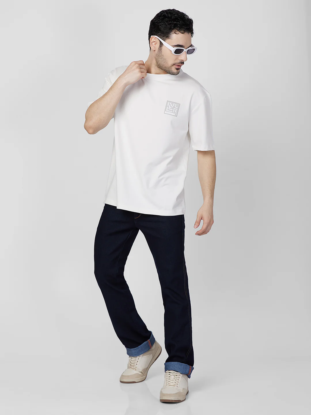 Killer Men White Round Neck T-Shirts - Image 8