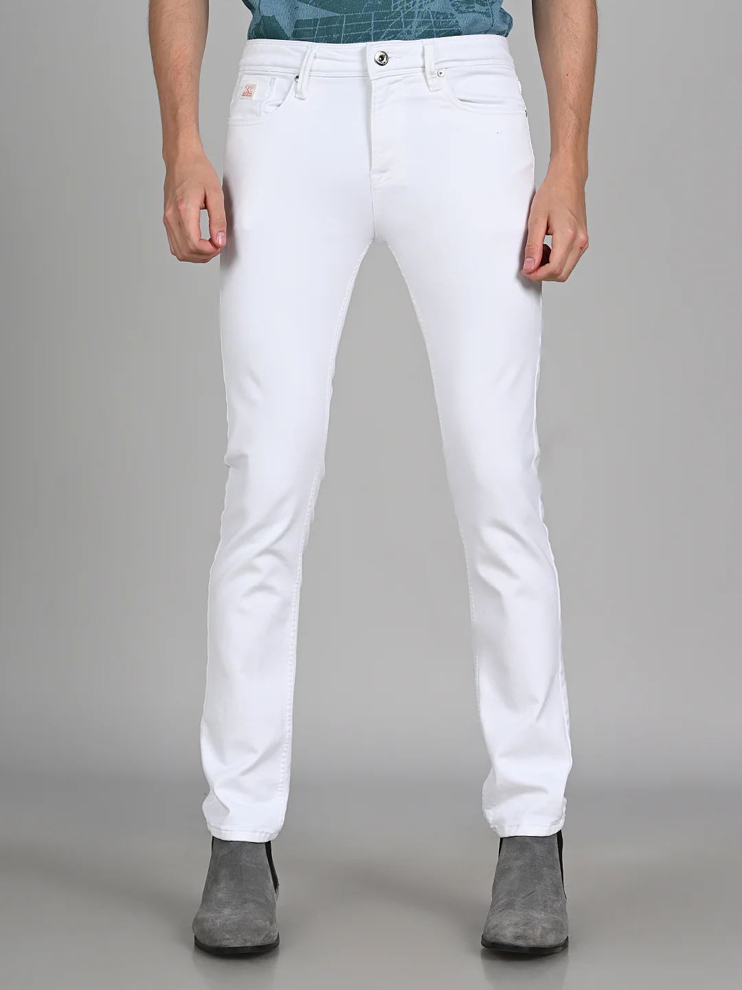 Killer Men White Slim Fit Jeans - Image 4