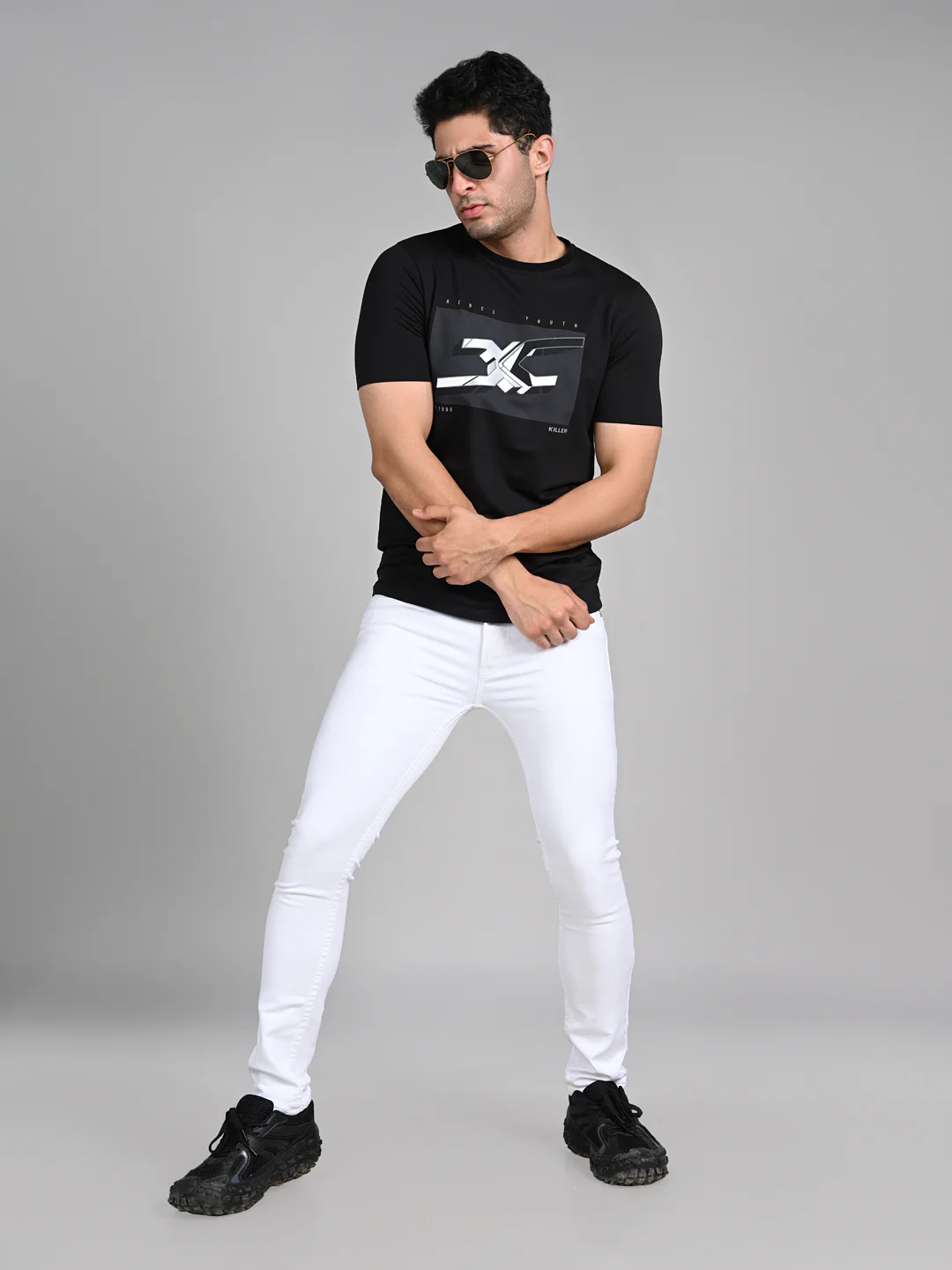 Killer Men White Slim Fit Jeans - Image 3