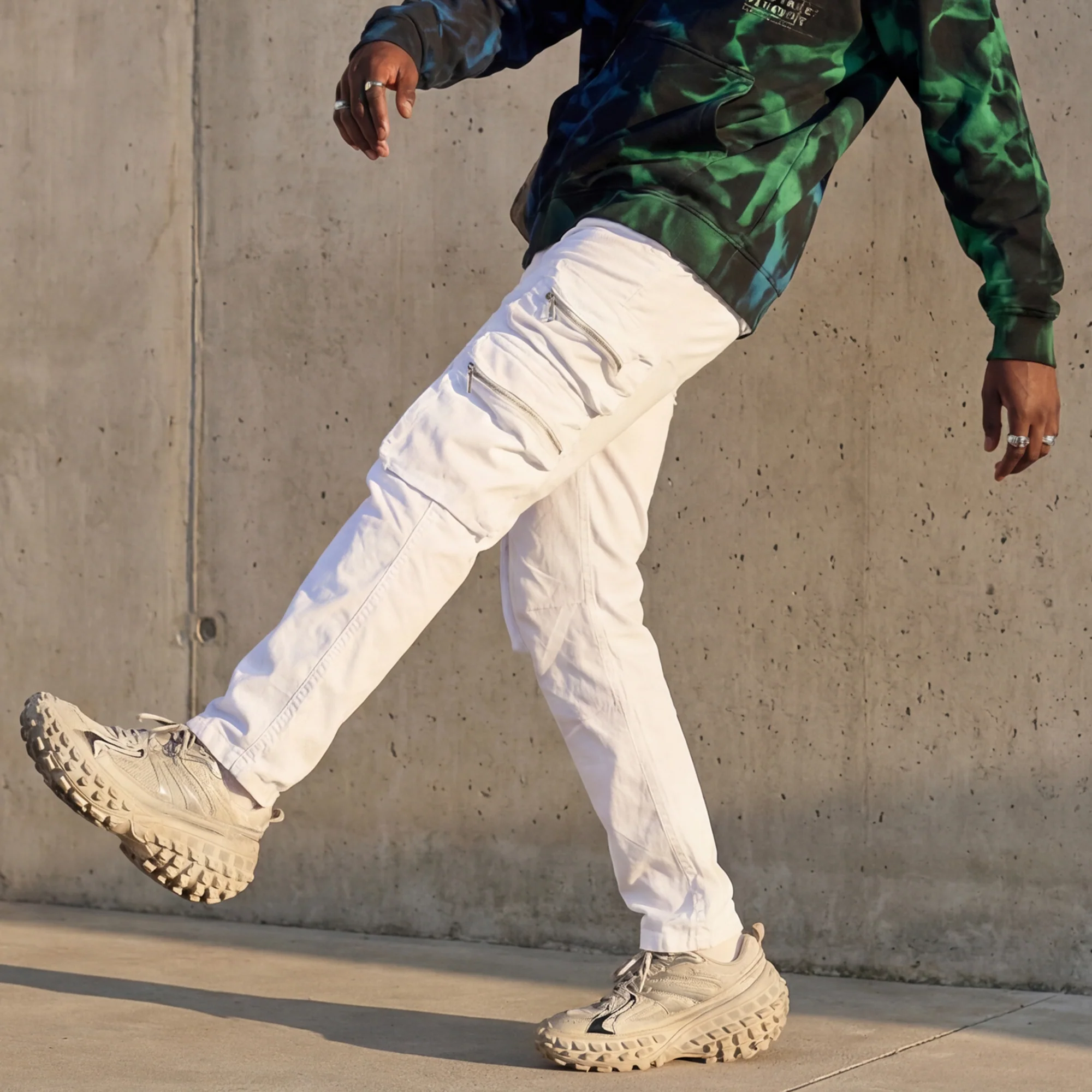 Killer Men White Solid Cargo - Image 4