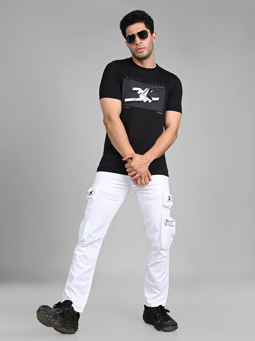 Killer Men White Solid Cargo - Image 5