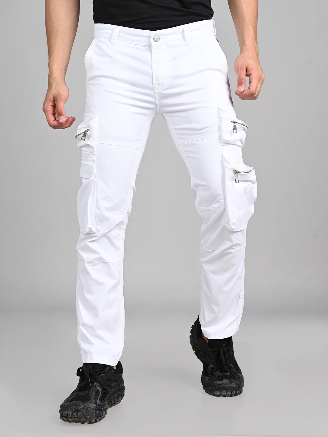 Killer Men White Solid Cargo - Image 6