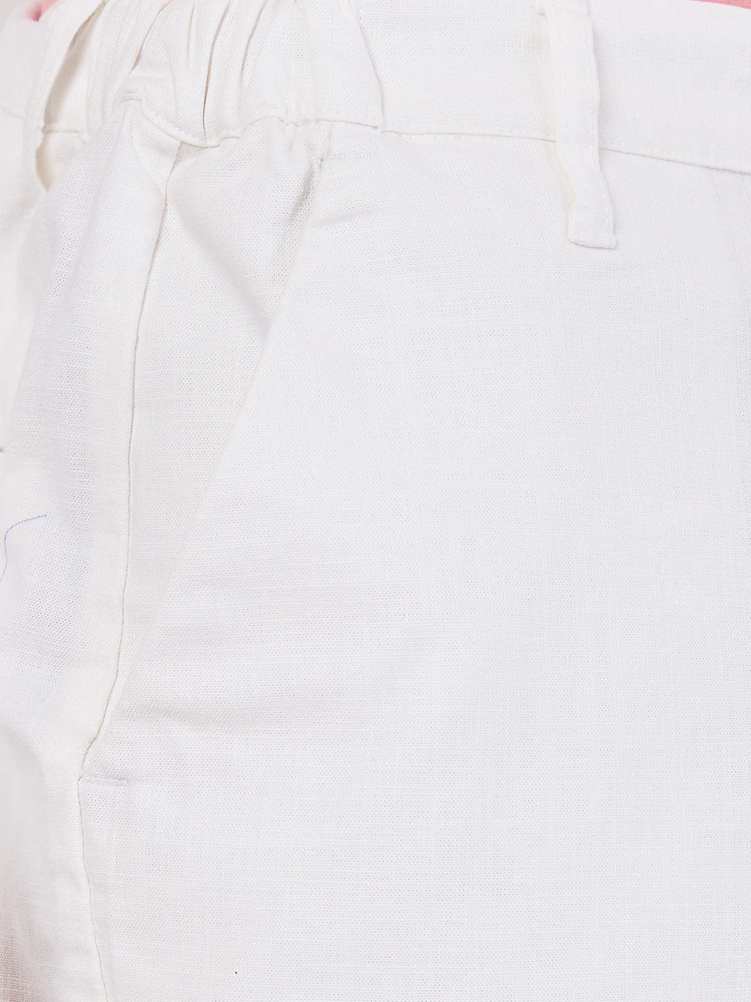 Killer Men White Solid Shorts - Image 7