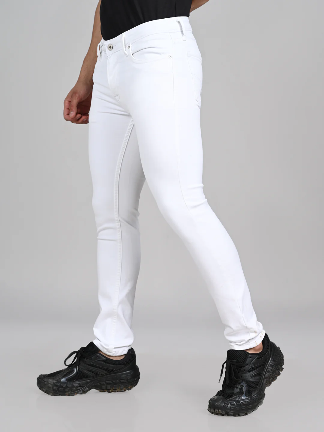Killer Men White Solid Slim Fit Jeans - Image 6