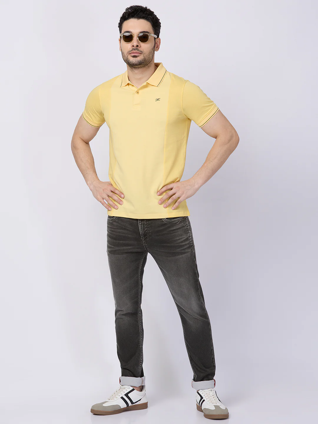 Killer Men Yellow Printed Slim Fit T-Shirts - Image 8