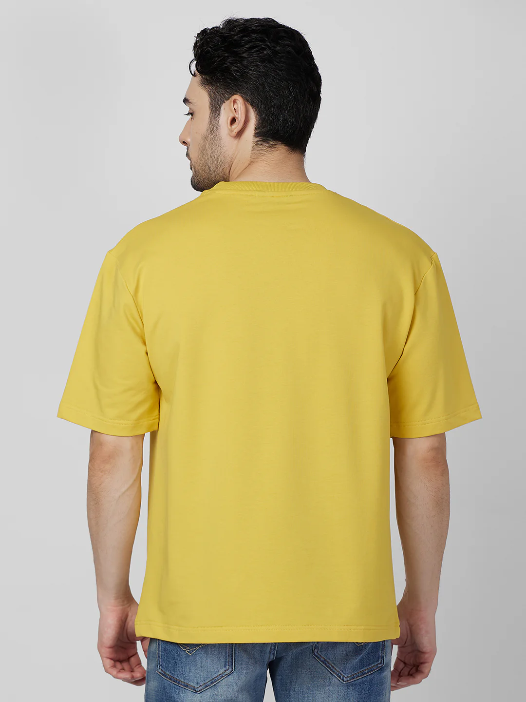 Killer Men Yellow Round Neck T-Shirts - Image 5