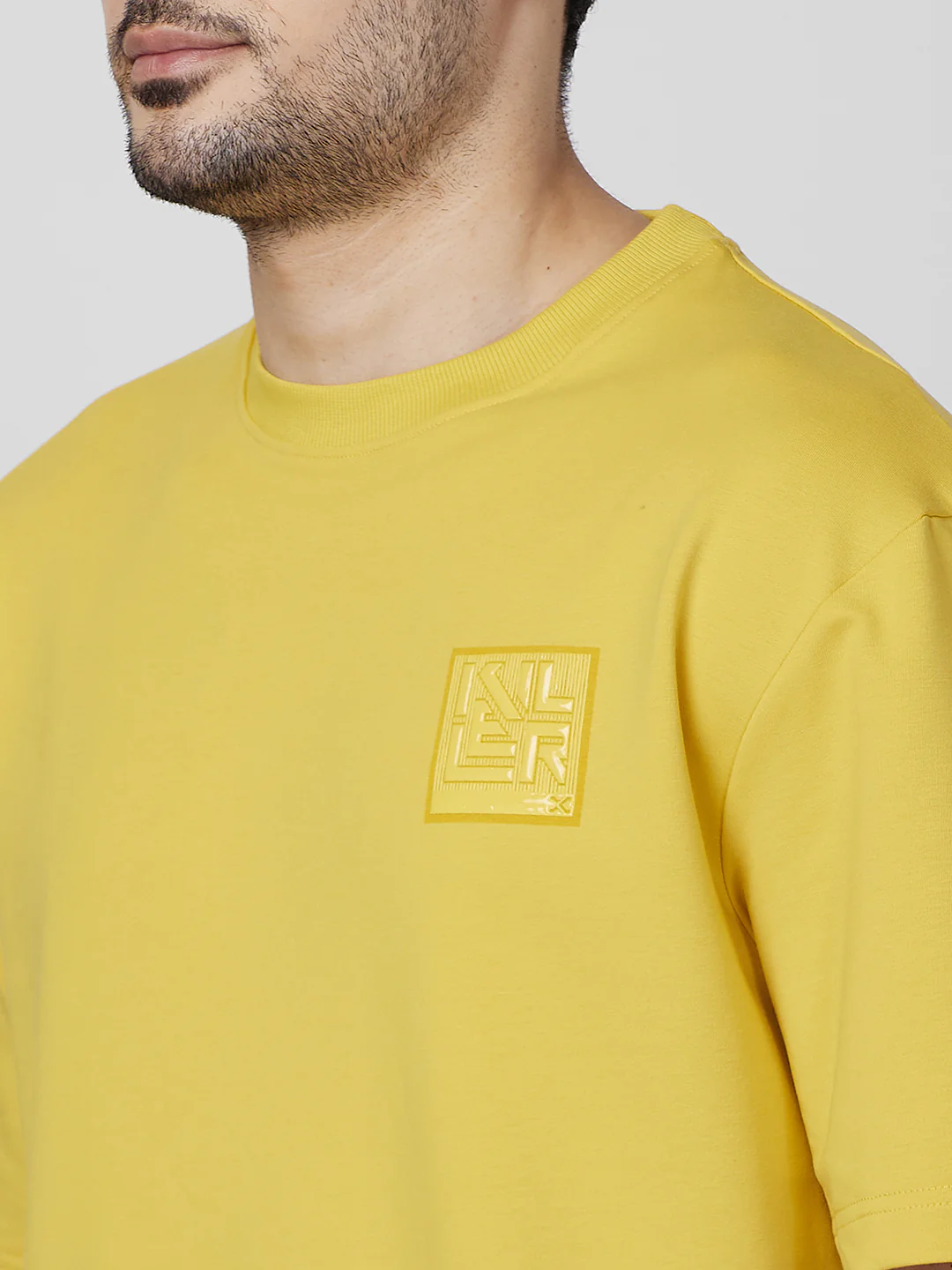 Killer Men Yellow Round Neck T-Shirts - Image 7