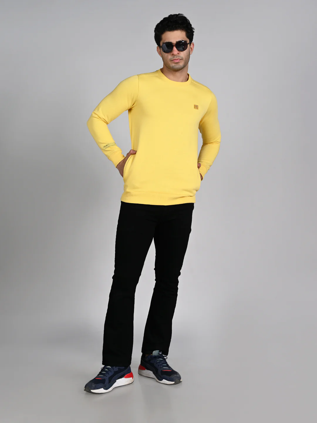 Killer Men Yellow Sweat Shirts - Image 3