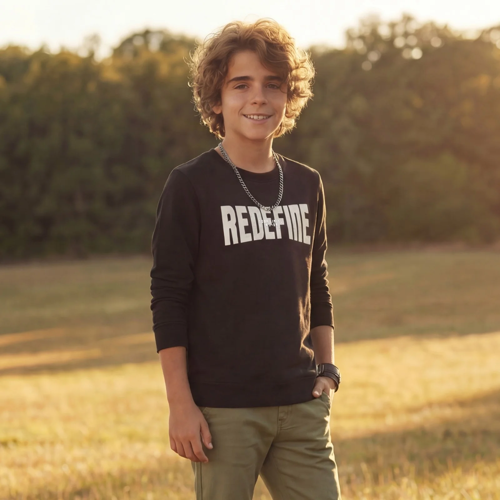 Kid's Blue Sweat Shirts - Image 3