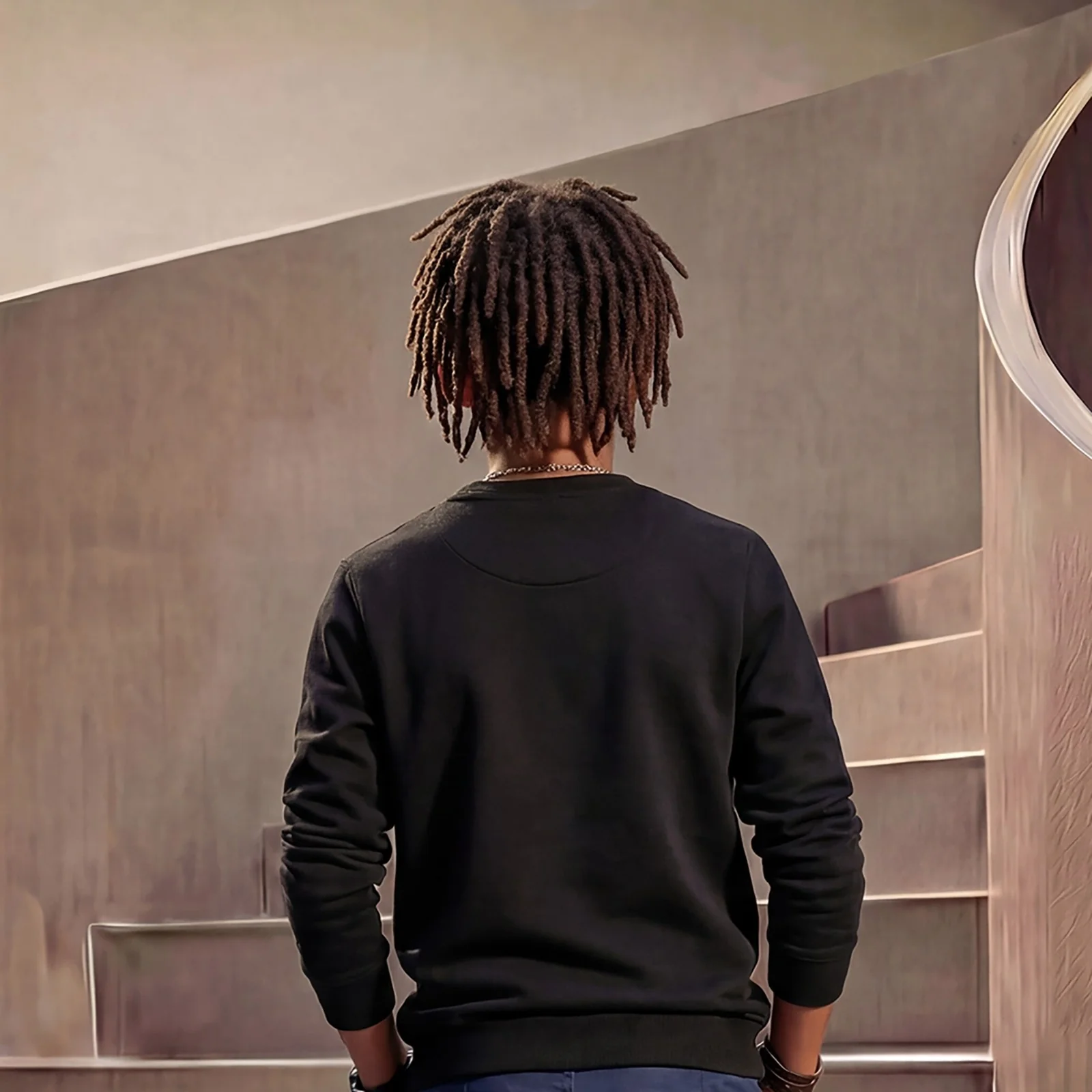 Kid's Black Sweat Shirts - Image 2