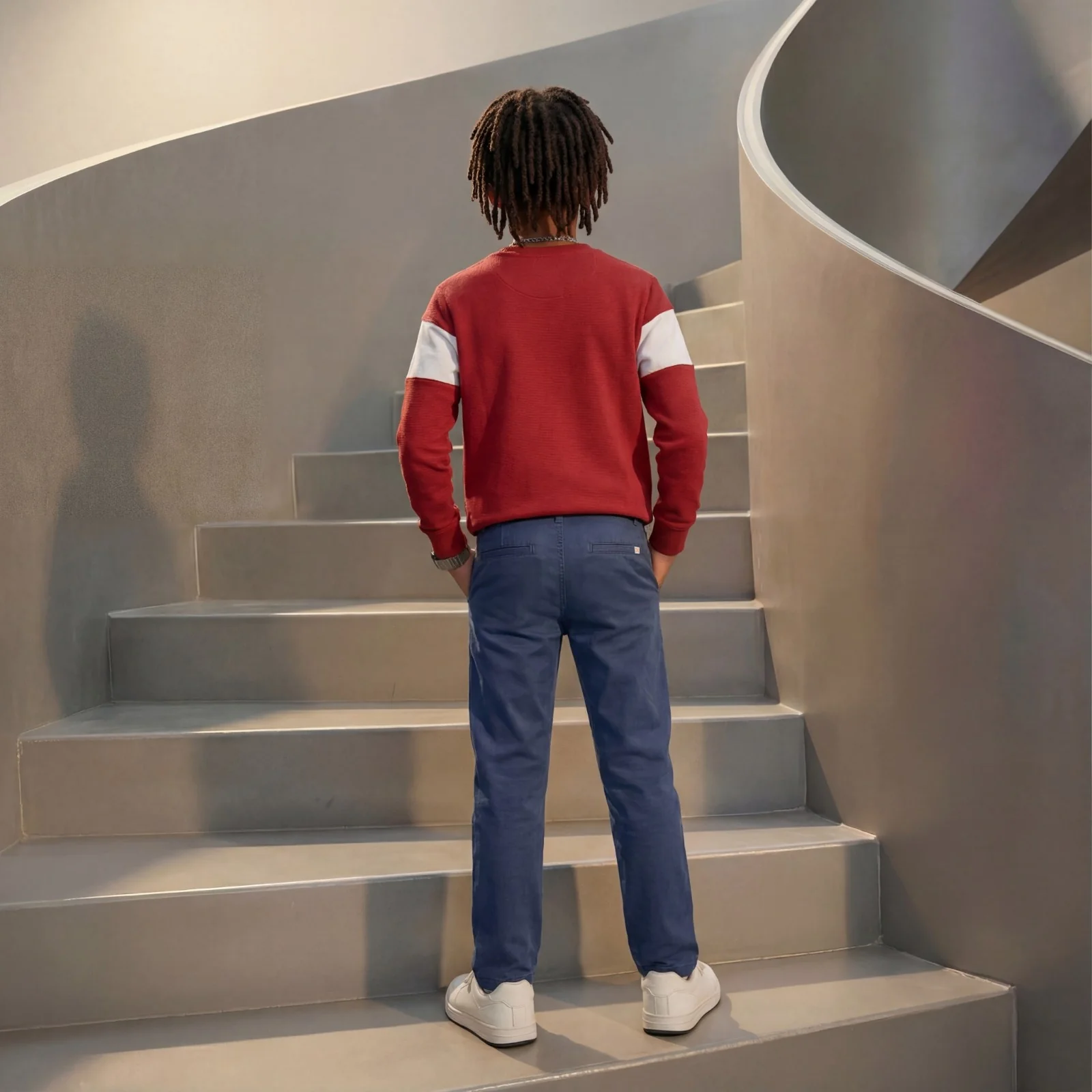 Kid's Maroon Sweat Shirts - Image 4