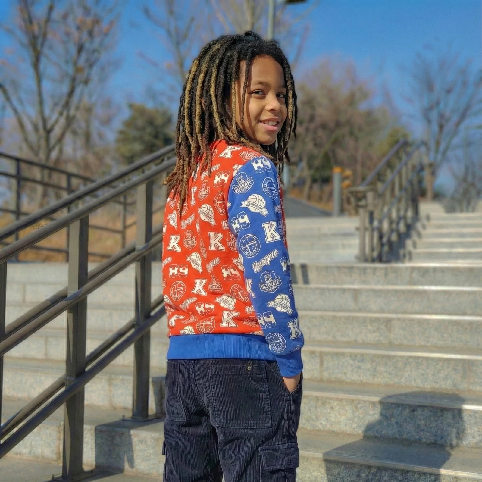 Kid's Red Sweat Shirts - Image 2
