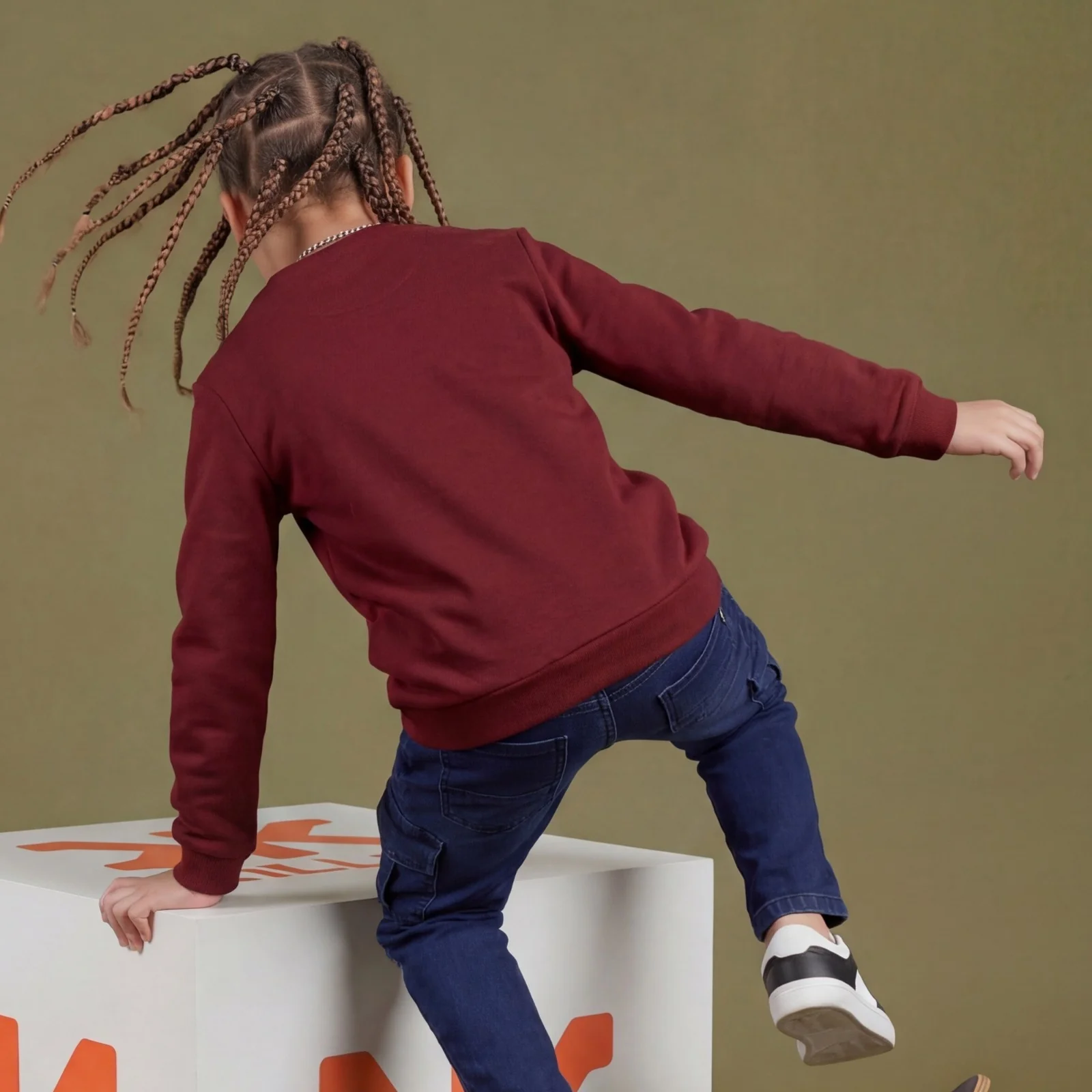 Kid's Wine Sweat Shirts - Image 2