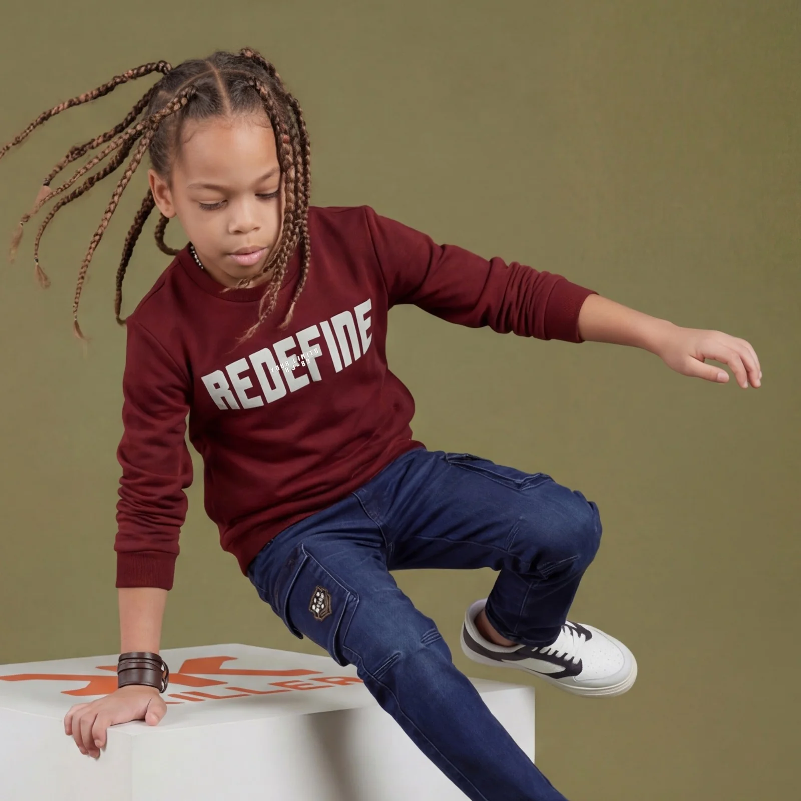 Kid's Wine Sweat Shirts - Image 3