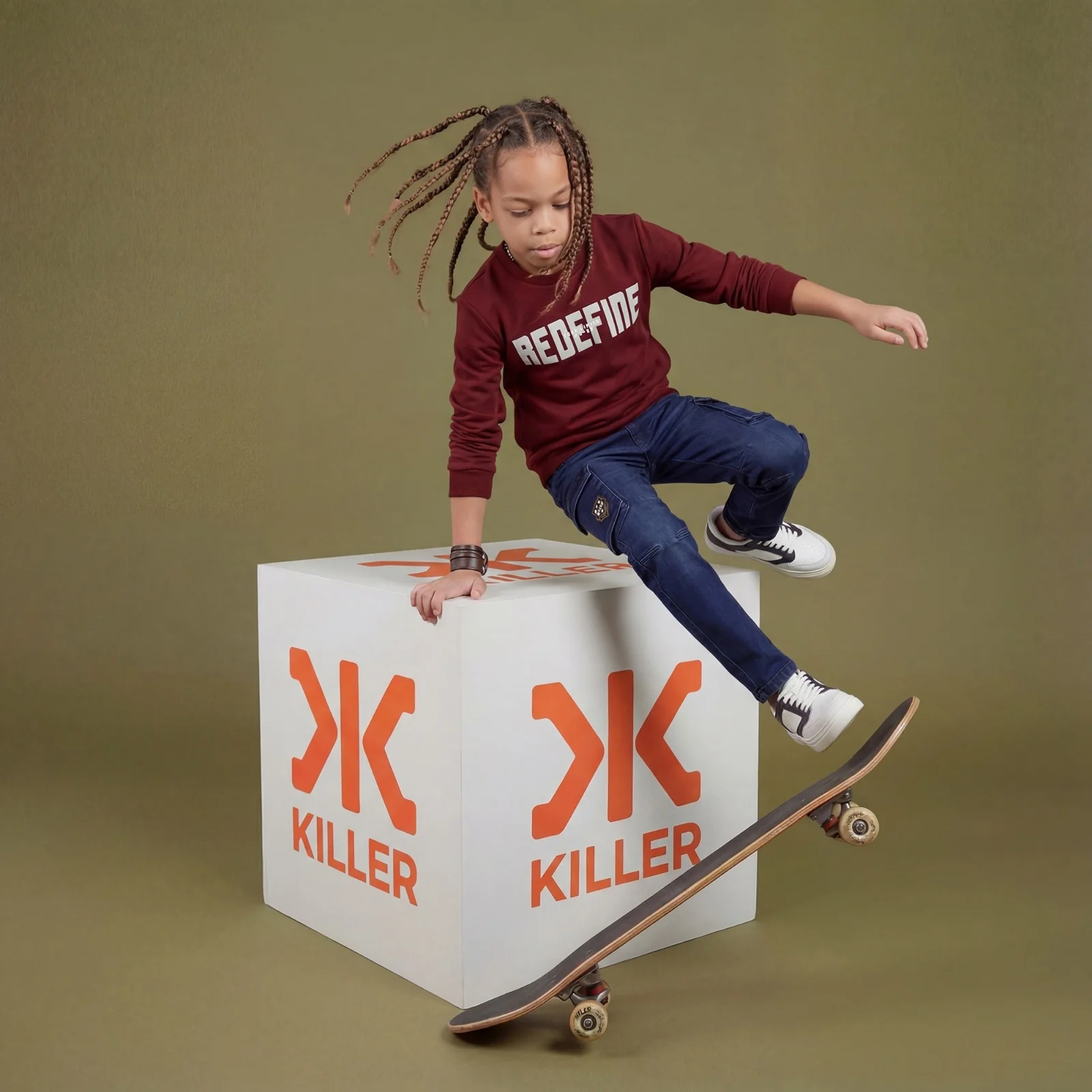 Kid's Wine Sweat Shirts - Image 5