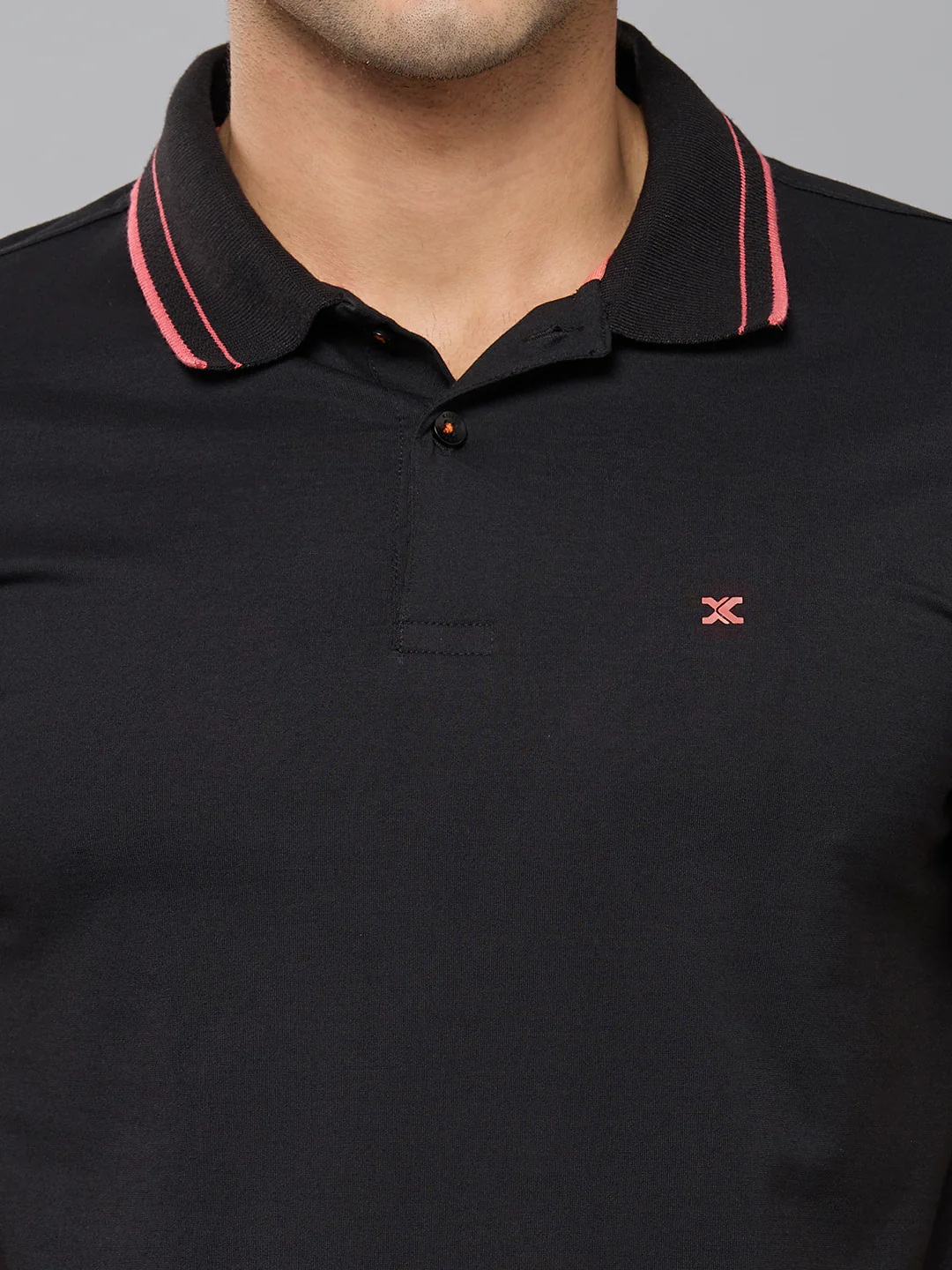 Men's Black Printed Slim Fit T-Shirts - Image 5