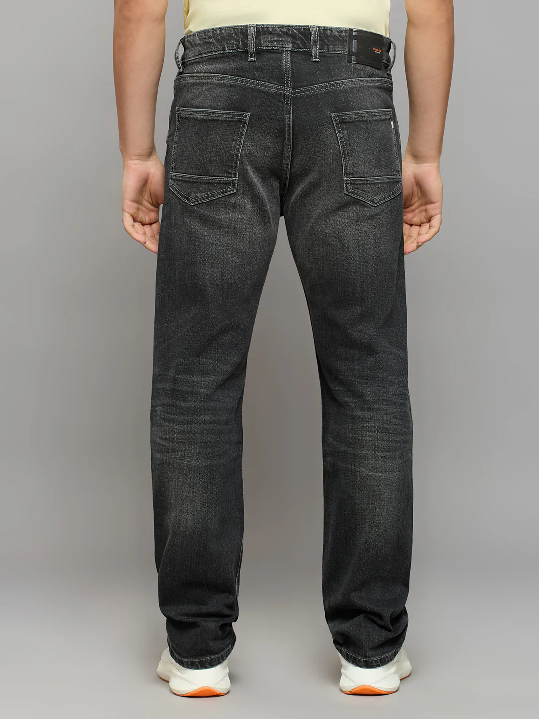 Men's Black Skinny Fit Jeans - Image 4