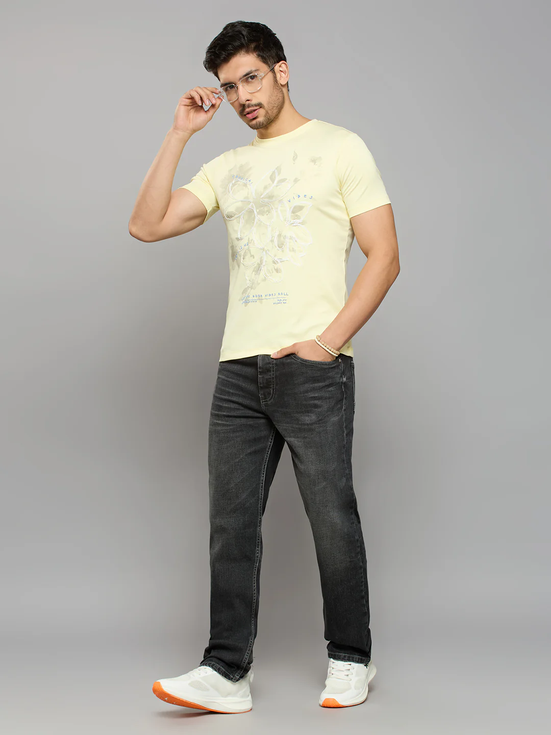 Men's Black Skinny Fit Jeans - Image 6