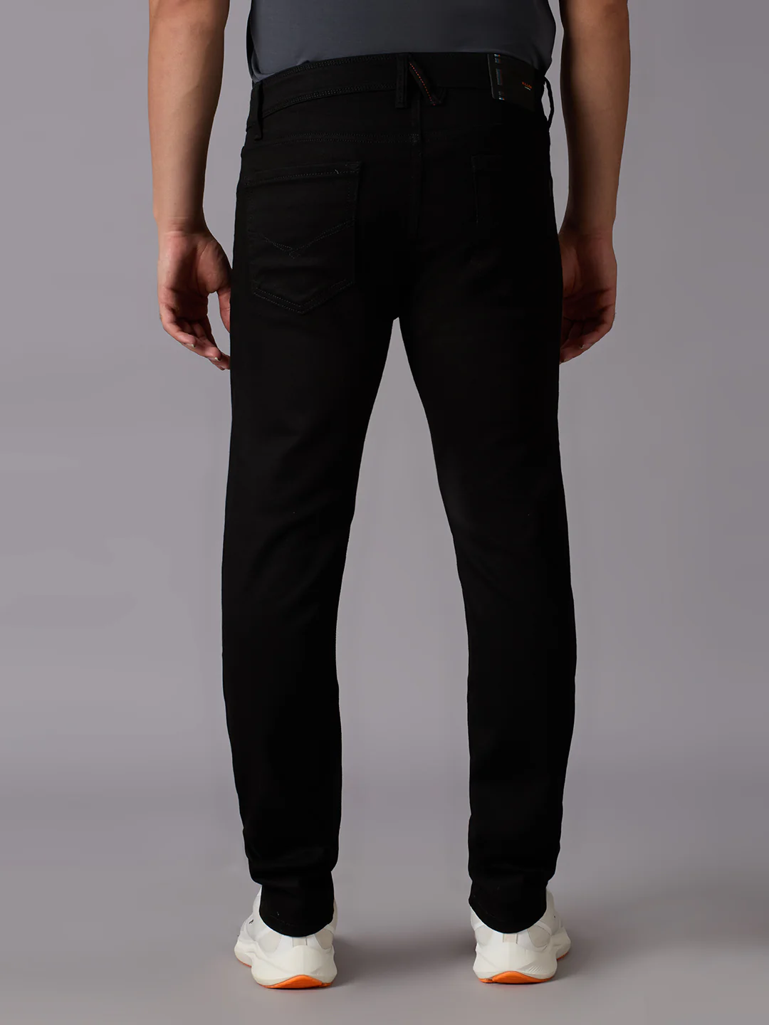 Men's Black Slim Fit Jeans - Image 4