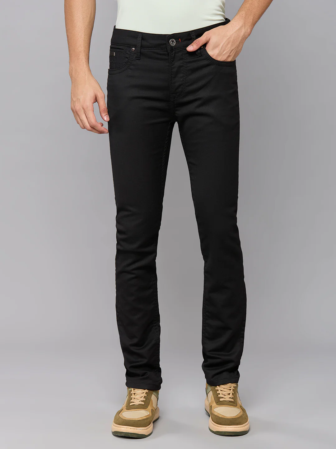 Men's Black Slim Fit Jeans