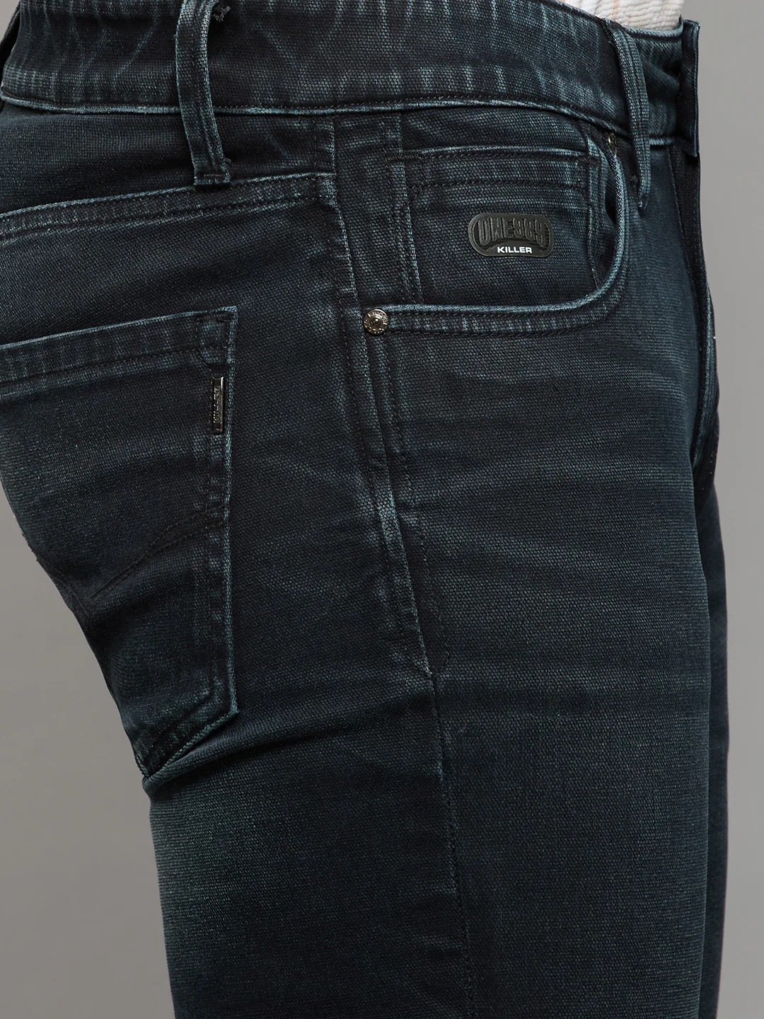 Men's Black Slim Fit Jeans - Image 5