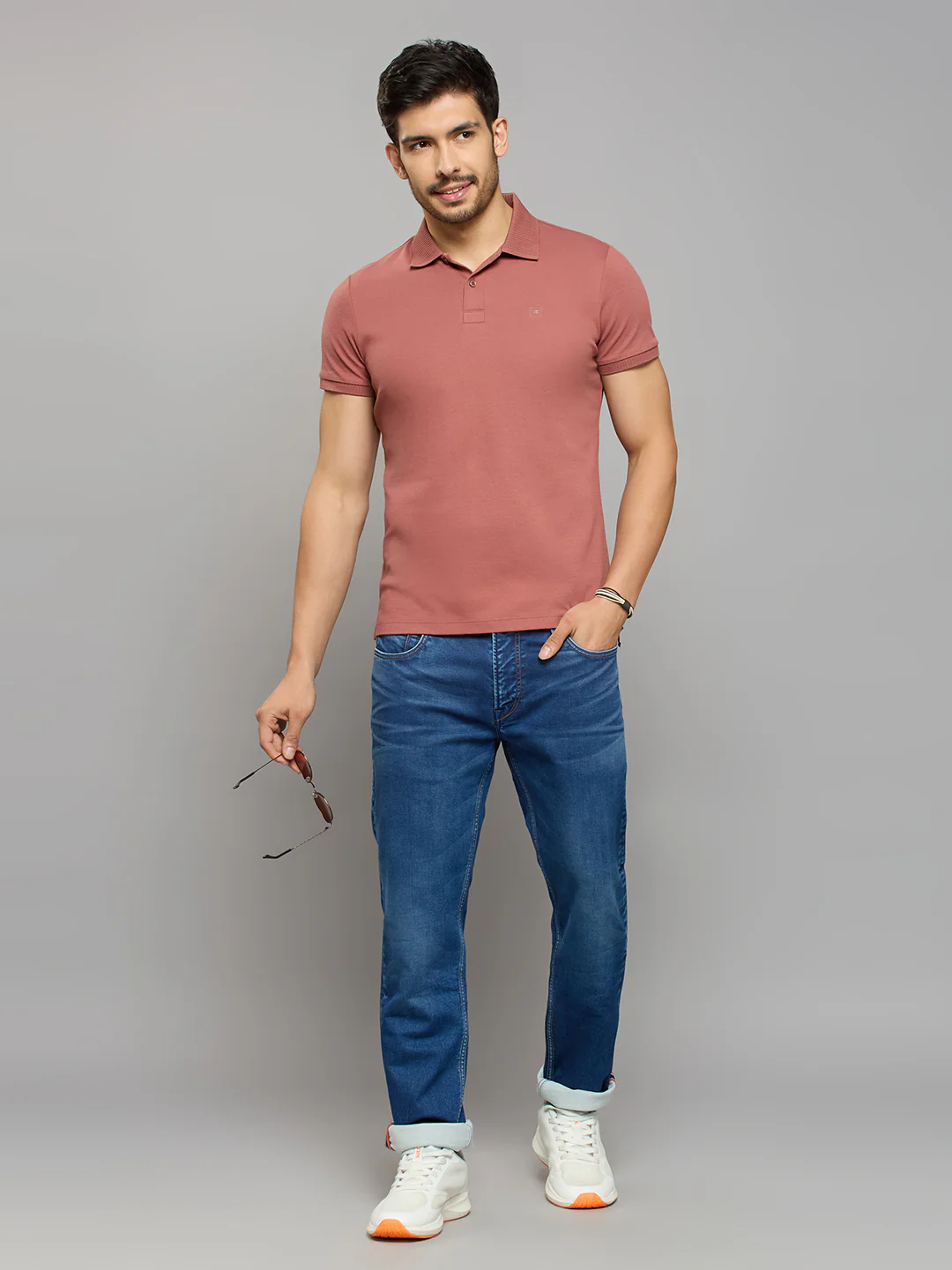 Men's Blue Slim Fit Jeans - Image 6