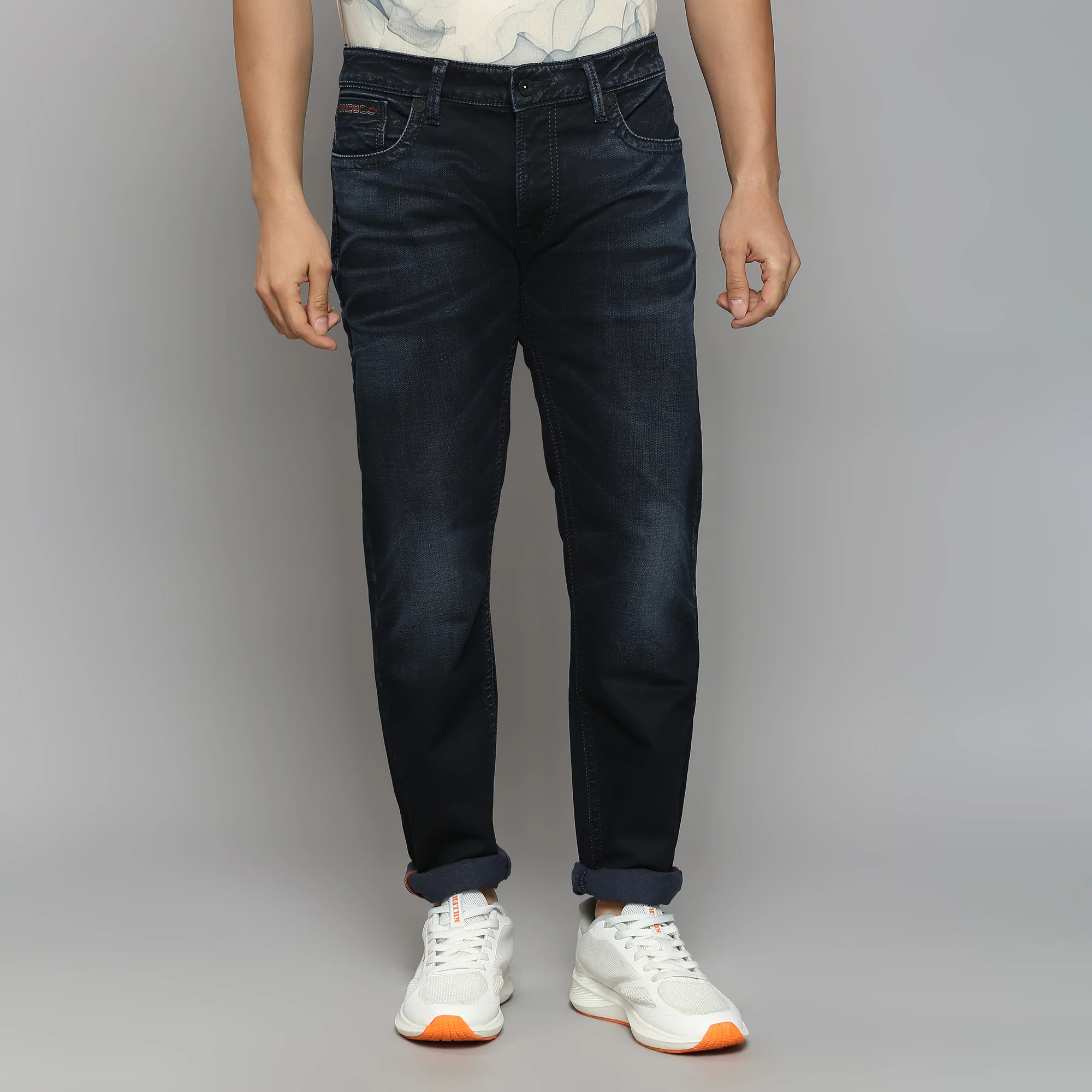 Men's Dark Blue Slim Fit Jeans