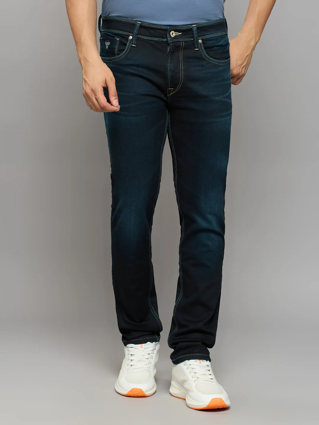 Men's Dark Blue Slim Fit Jeans