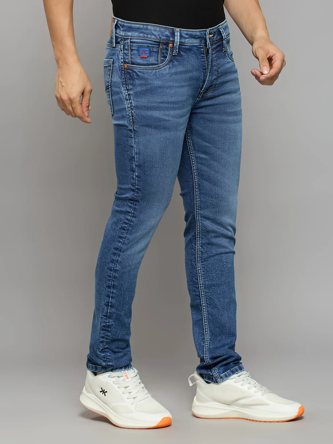 Men's Light Blue Slim Fit Jeans - Image 3