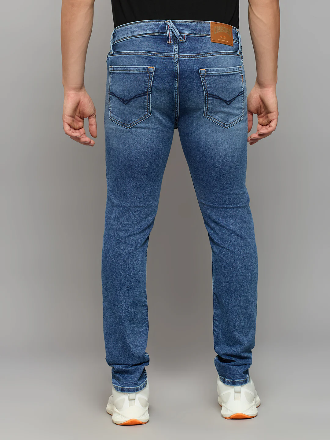Men's Light Blue Slim Fit Jeans - Image 4