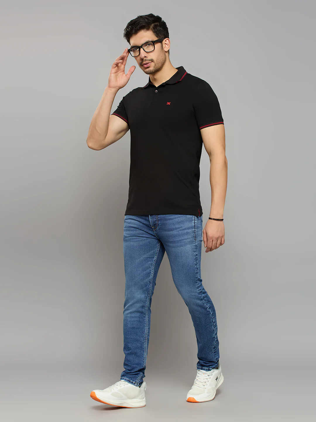 Men's Light Blue Slim Fit Jeans - Image 6