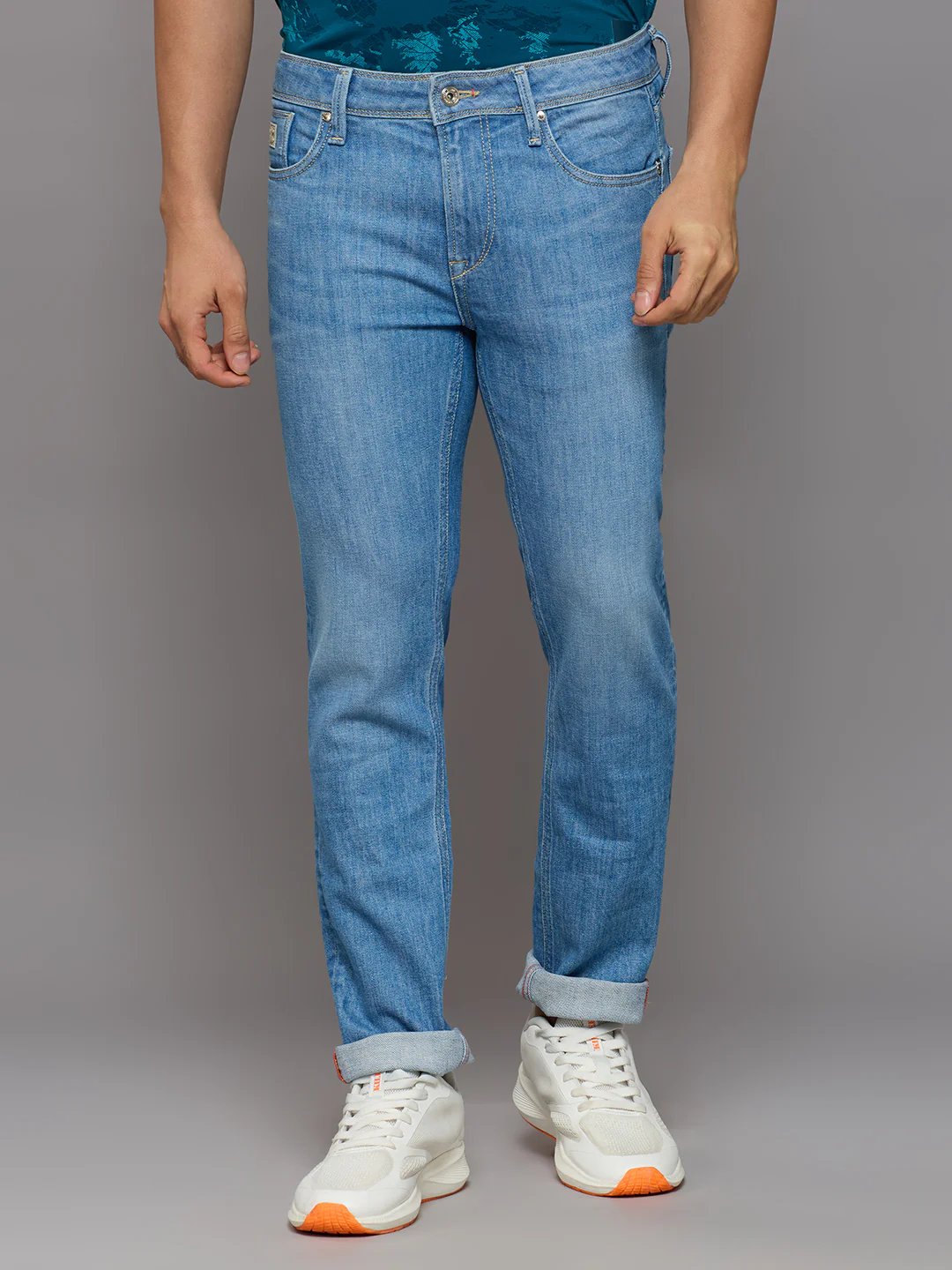 Men's Light Blue Slim Fit Jeans