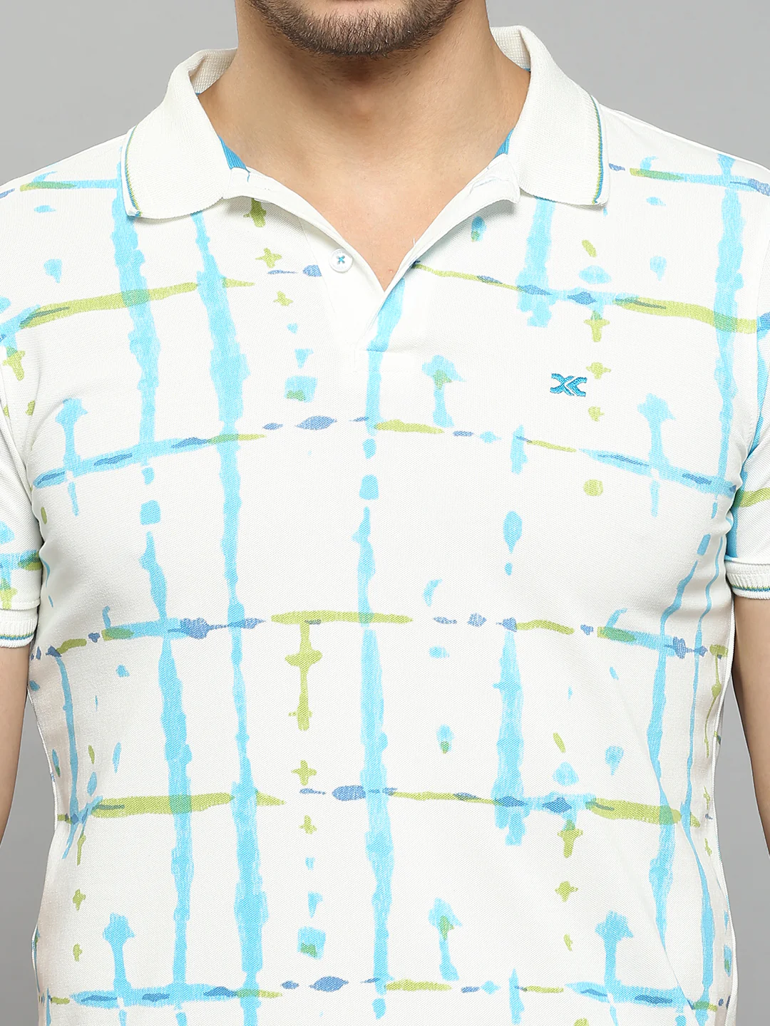 Men's White Printed Slim Fit T-Shirts - Image 5